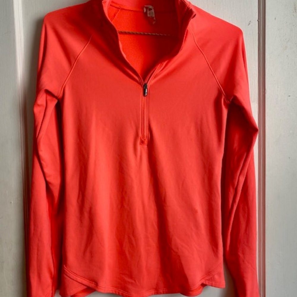 Under Armour Half Zip Coral Pullover Sz Small